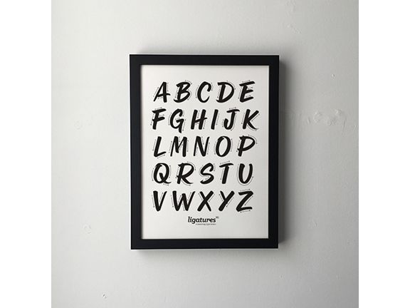 Ligatures poster by Christopher Rouleau