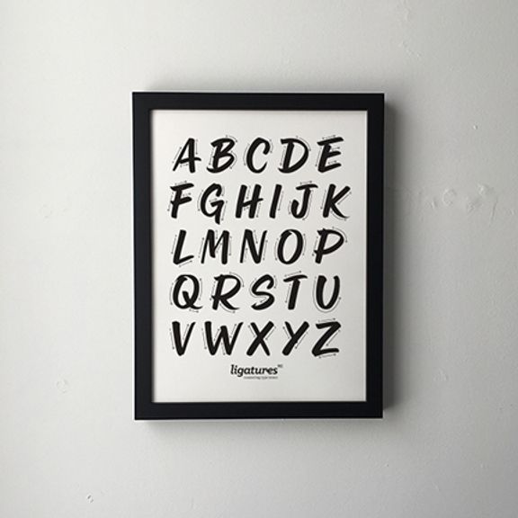 Ligatures poster by Christopher Rouleau