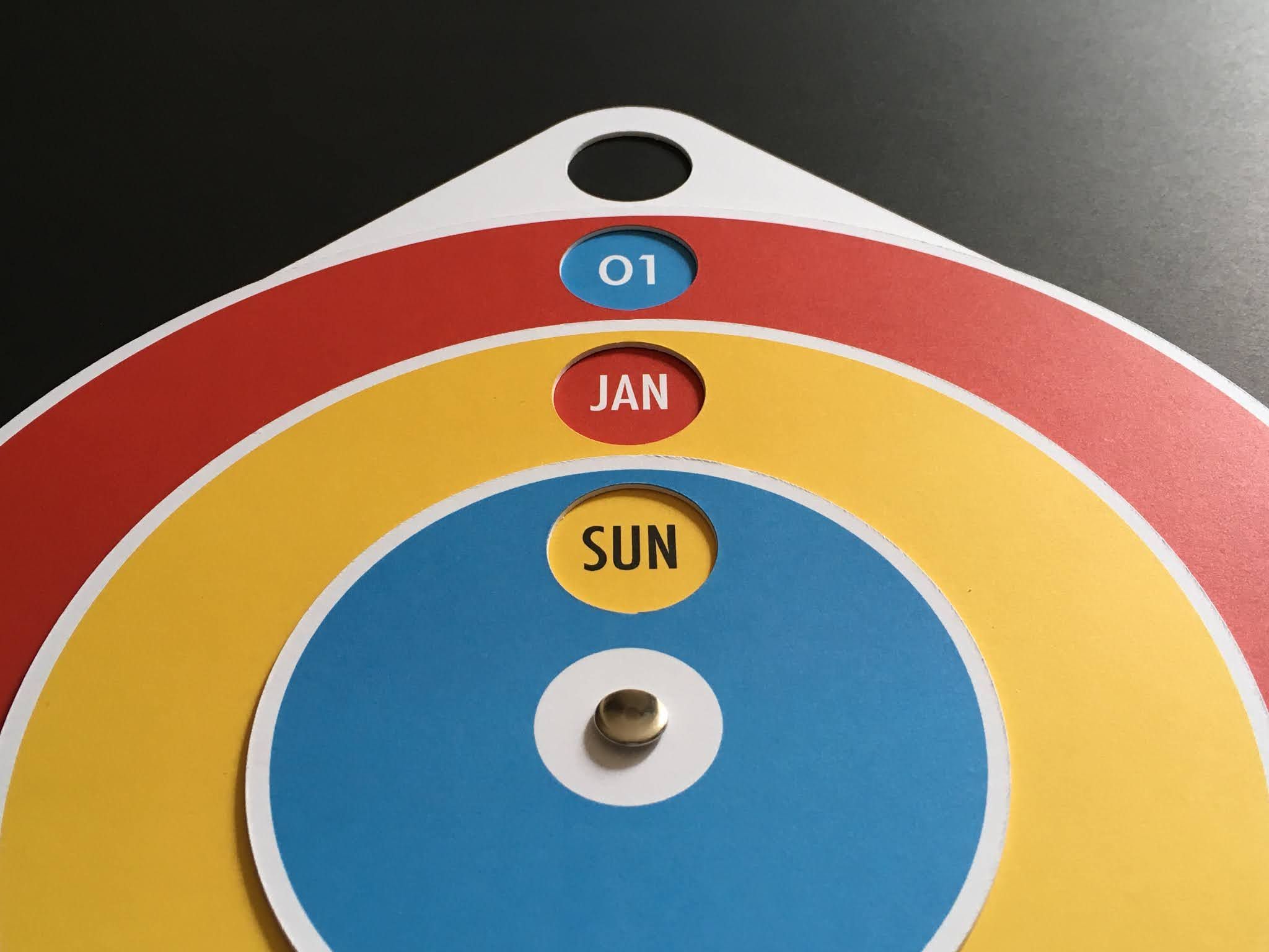 Rotary Calendar by Christopher Rouleau