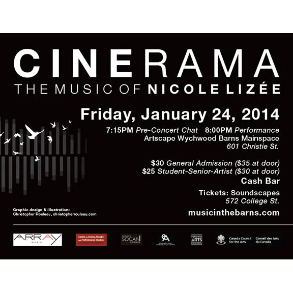 Cinerama: The Music of Nicole Lizee by Christopher Rouleau