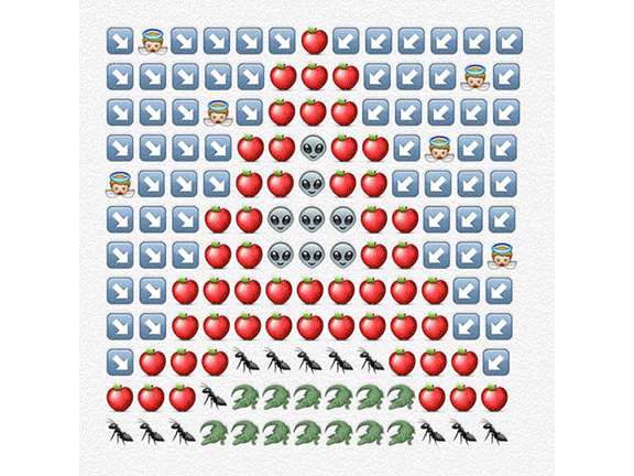 Emoji alphabet project by Christopher Rouleau