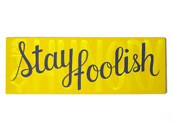 Hand-painted signs by Christopher Rouleau