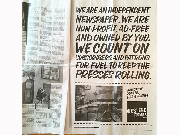 West End Phoenix by Christopher Rouleau