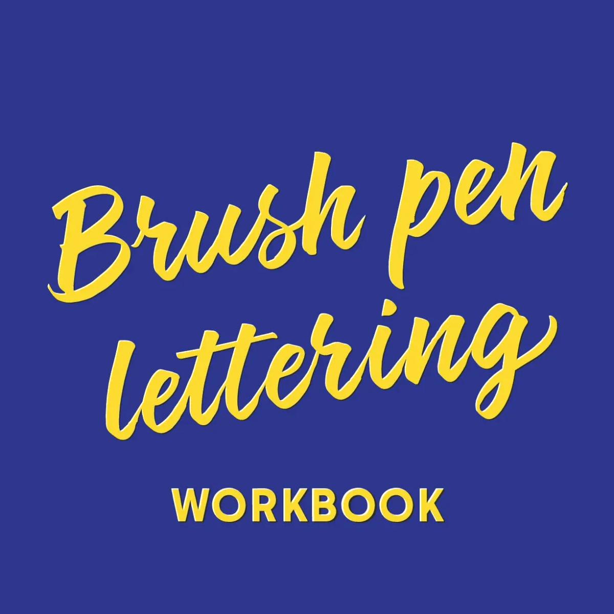 Brush Pen Lettering Workbook by Christopher Rouleau