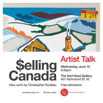 Christopher Rouleau Selling Canada Artist Talk at Red Head Gallery 2026
