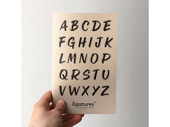 Ligatures notebook by Christopher Rouleau