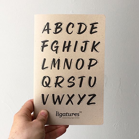 Ligatures notebook by Christopher Rouleau