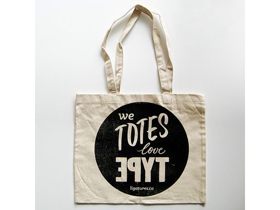 Ligatures tote by Christopher Rouleau