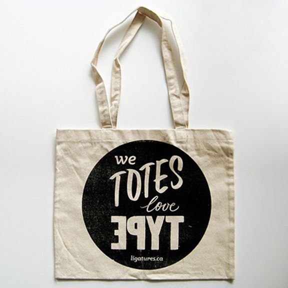 Ligatures tote by Christopher Rouleau