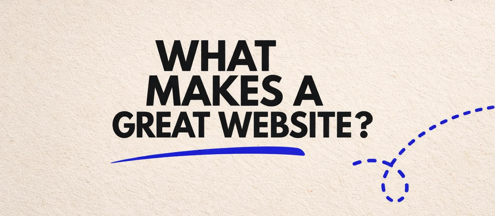 Sketches for the design of a website