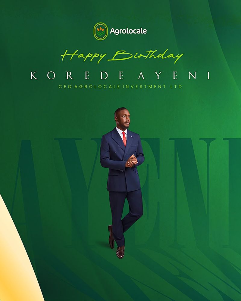 Happy birthday, Mr Korede Ayeni
