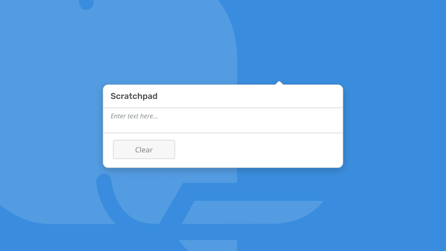 Scratchpad Integration for Deskpro Deskpro