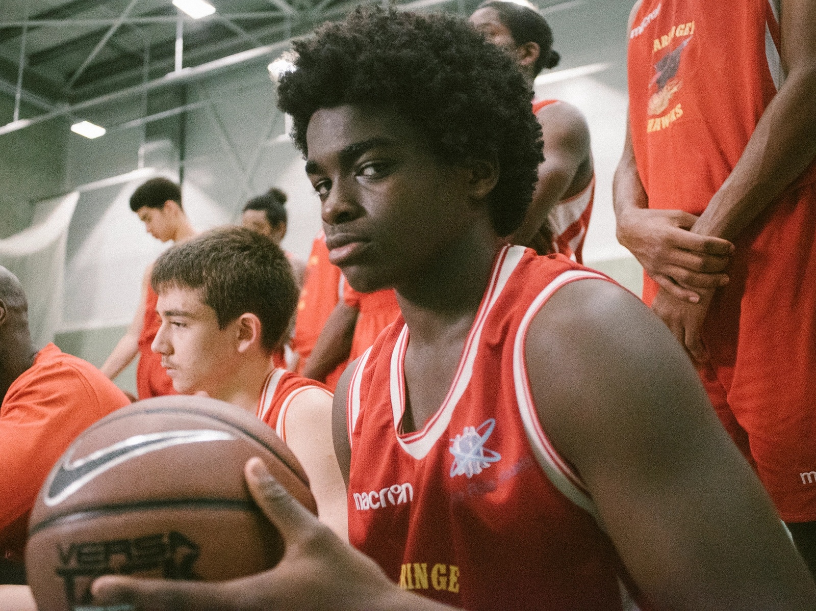 A picture of a basketball team during the London Youth Games