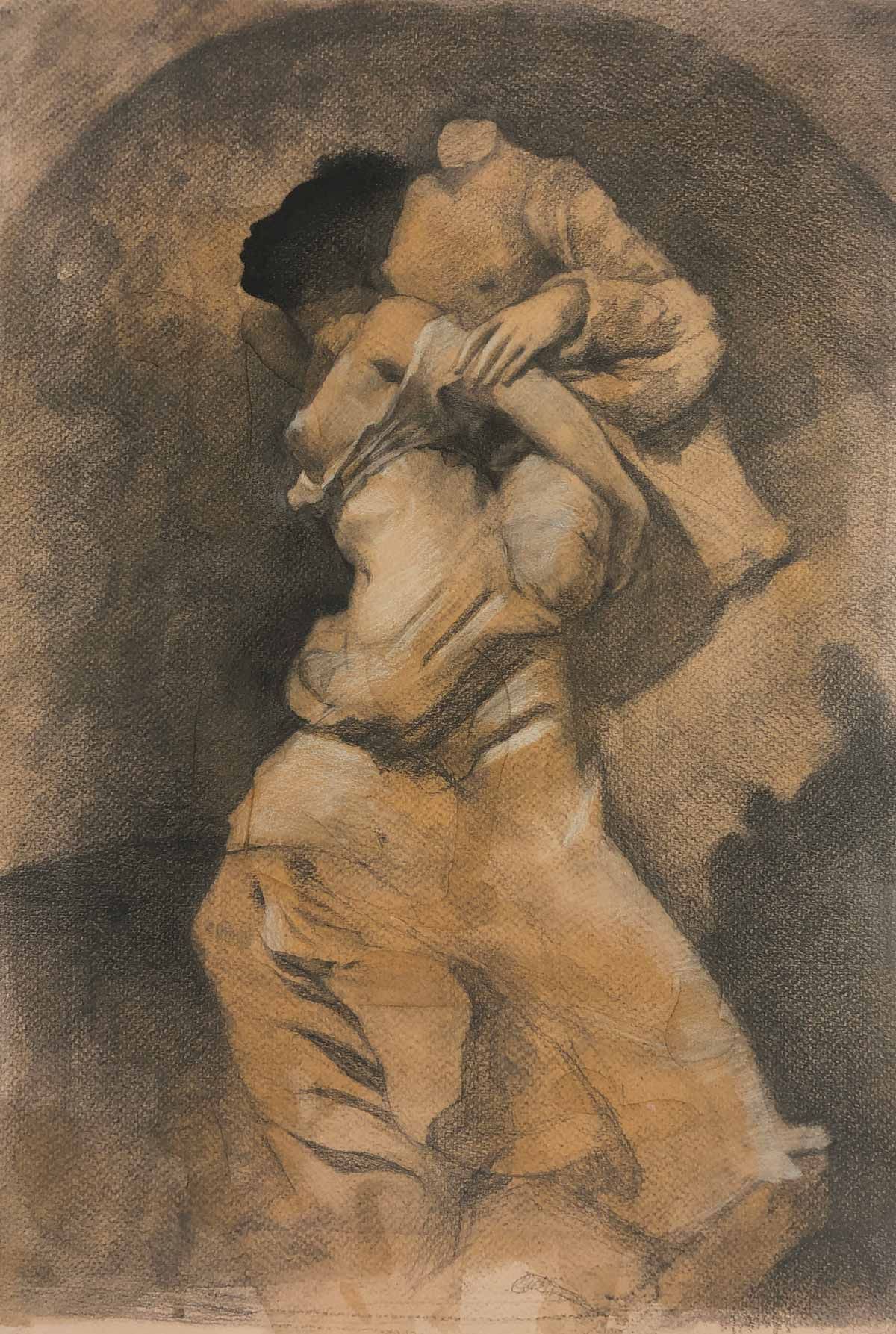 The Game, 2017-2021, Graphite on paper, 16 1/2 × 11 4/5 in, 41.9 × 30 cm