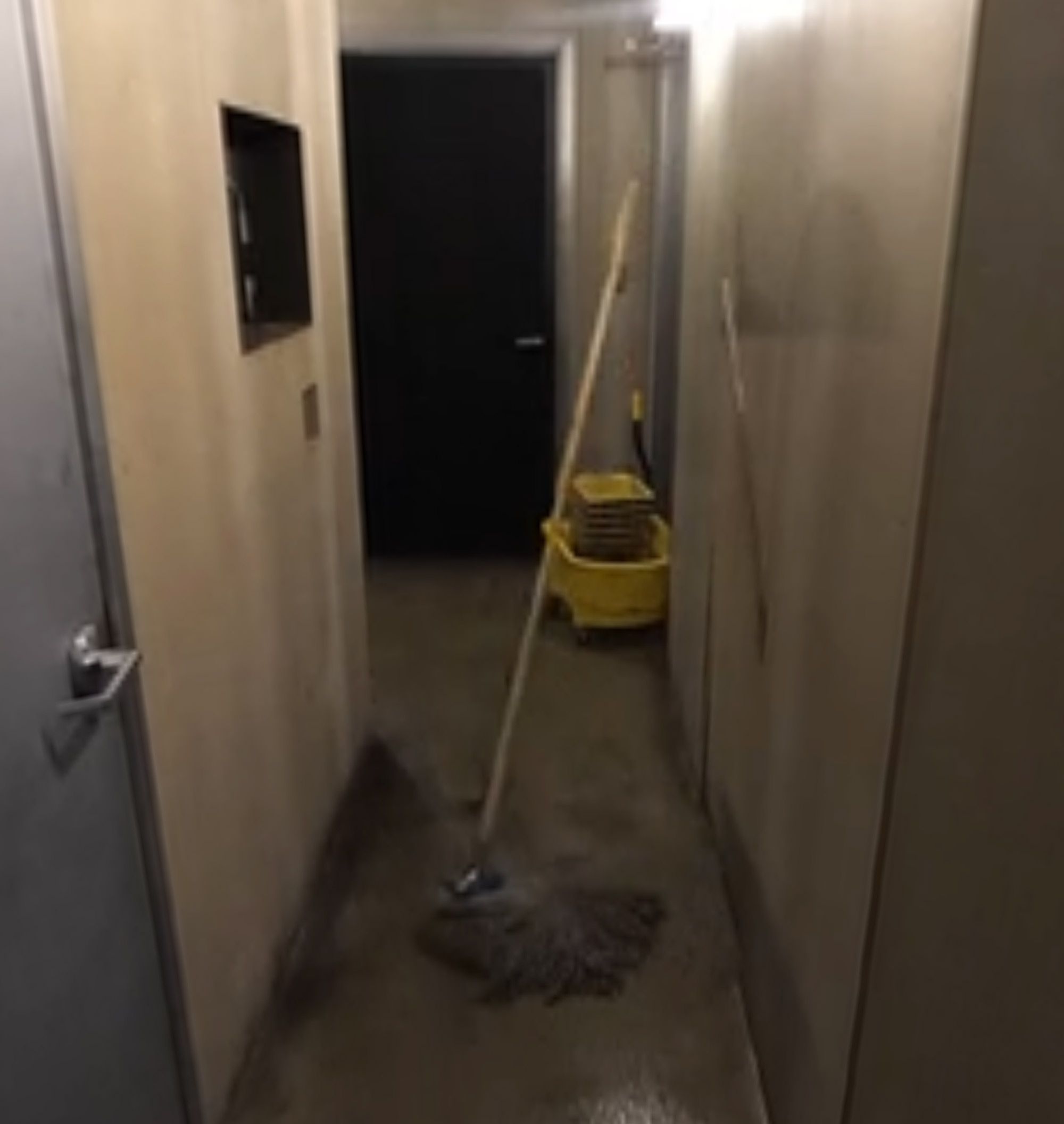 Still from Clynton Lowry, Invisible Art Handler (2021).