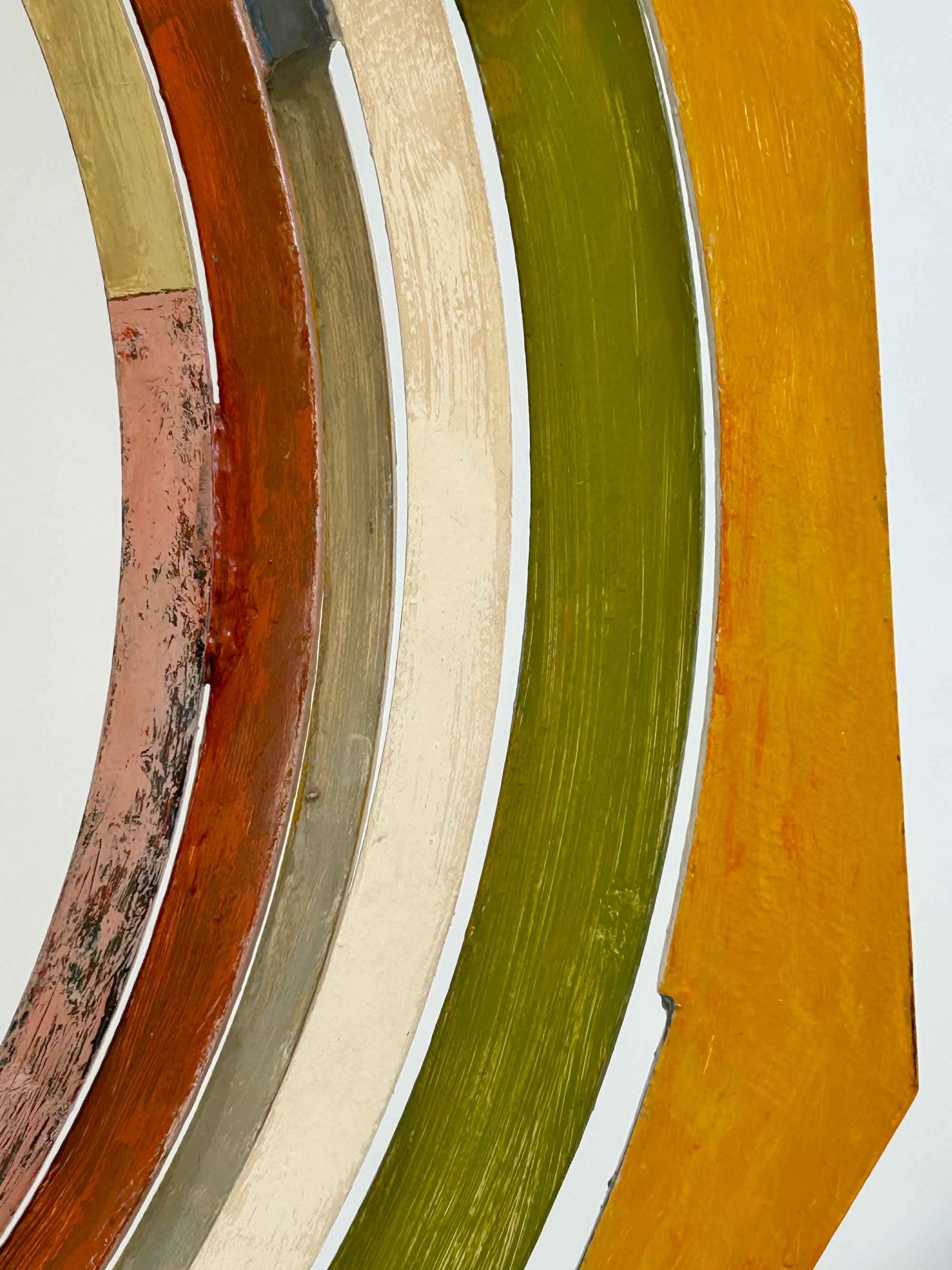 David Smith, Circles Intercepted (detail), 1961. Steel, paint, 227.3 x 142.2 x 50.8 cm / 89 1/2 x 56 x 20 inches. Photo: the author.