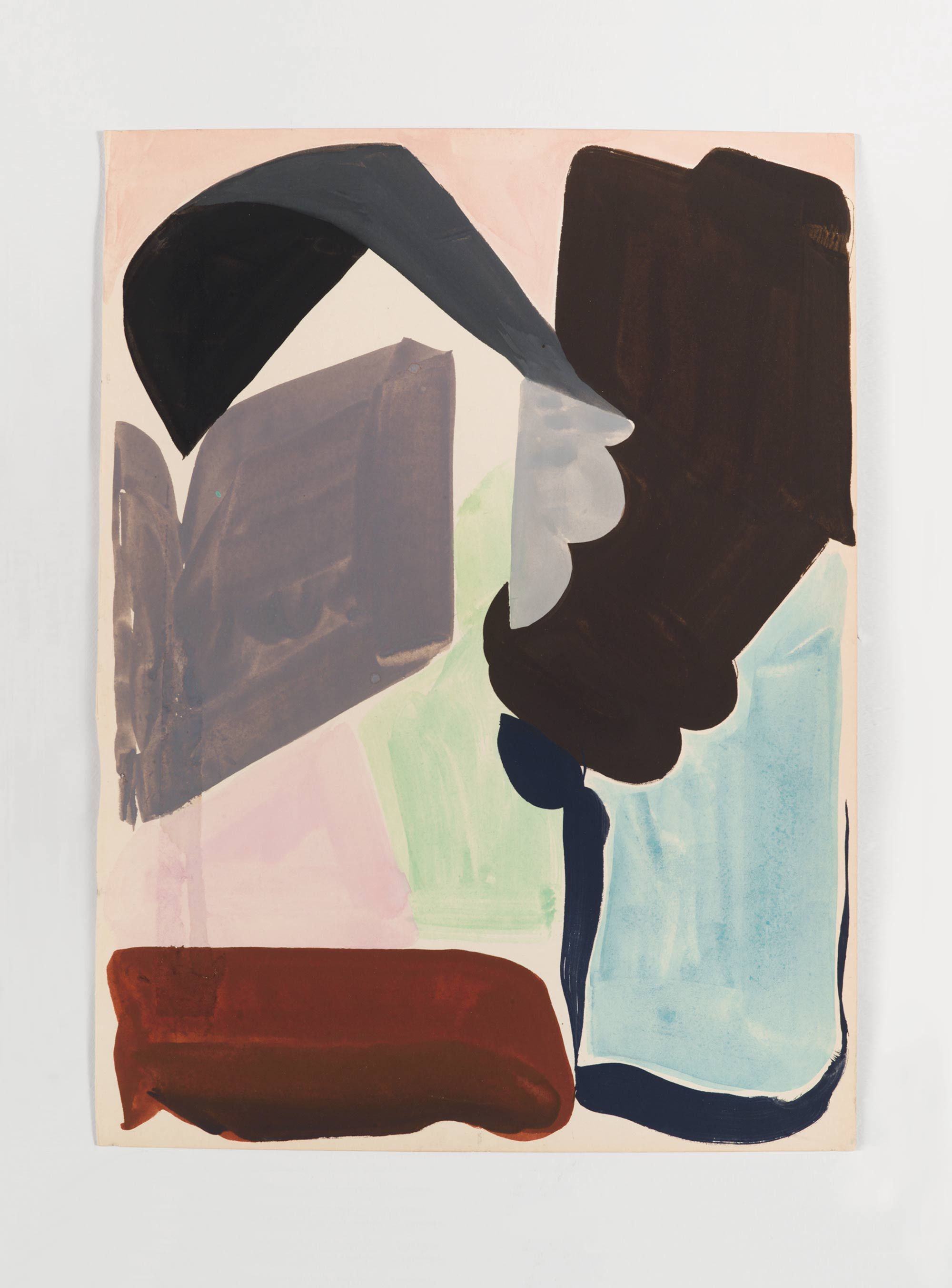 Straps
Gouache on found paper