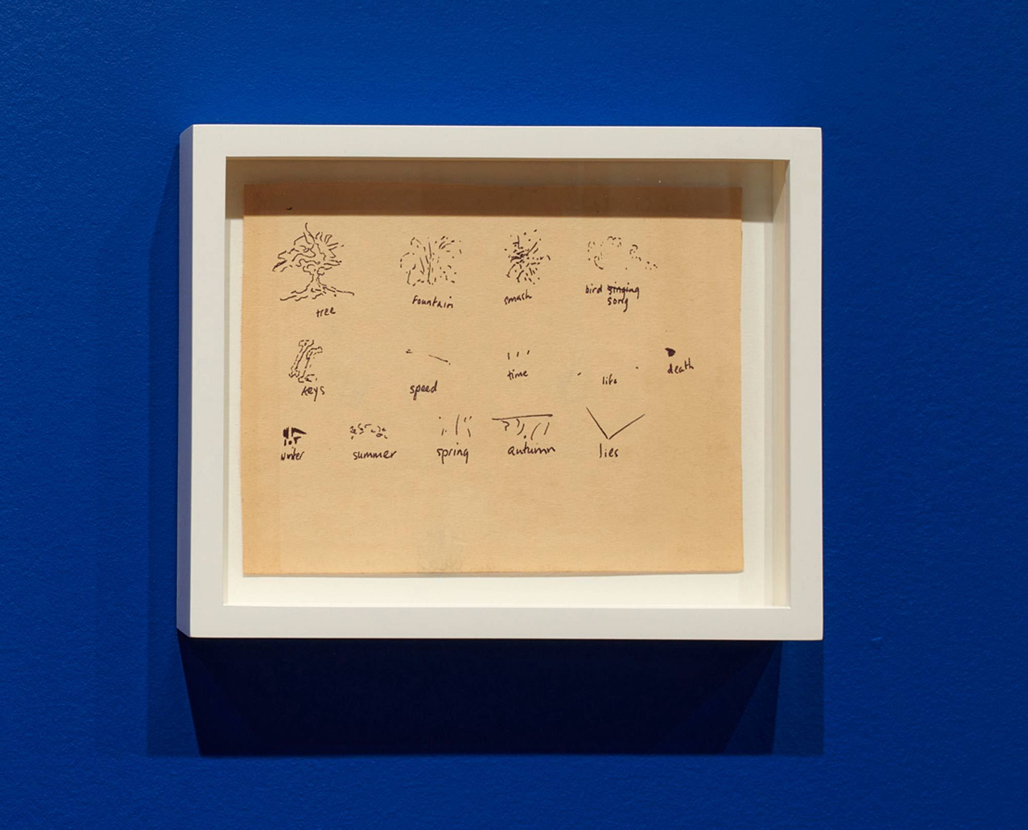 Figure 8: Untitled (Key) (c. late 1970s to mid-1980s), Anna Mendelssohn: Speak, Poetess, 11 October 2023 – 21 January 2024, Exhibition view, Whitechapel Gallery, London. Photo: Theo Christelis.