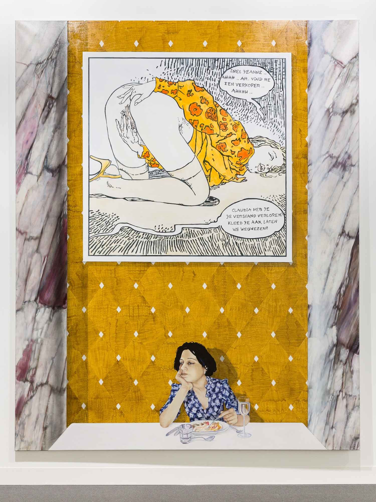 Copy of 'Untitled, 2005' (2015) oil on canvas, 200 x 250 cm. Photo: Mark Blower.