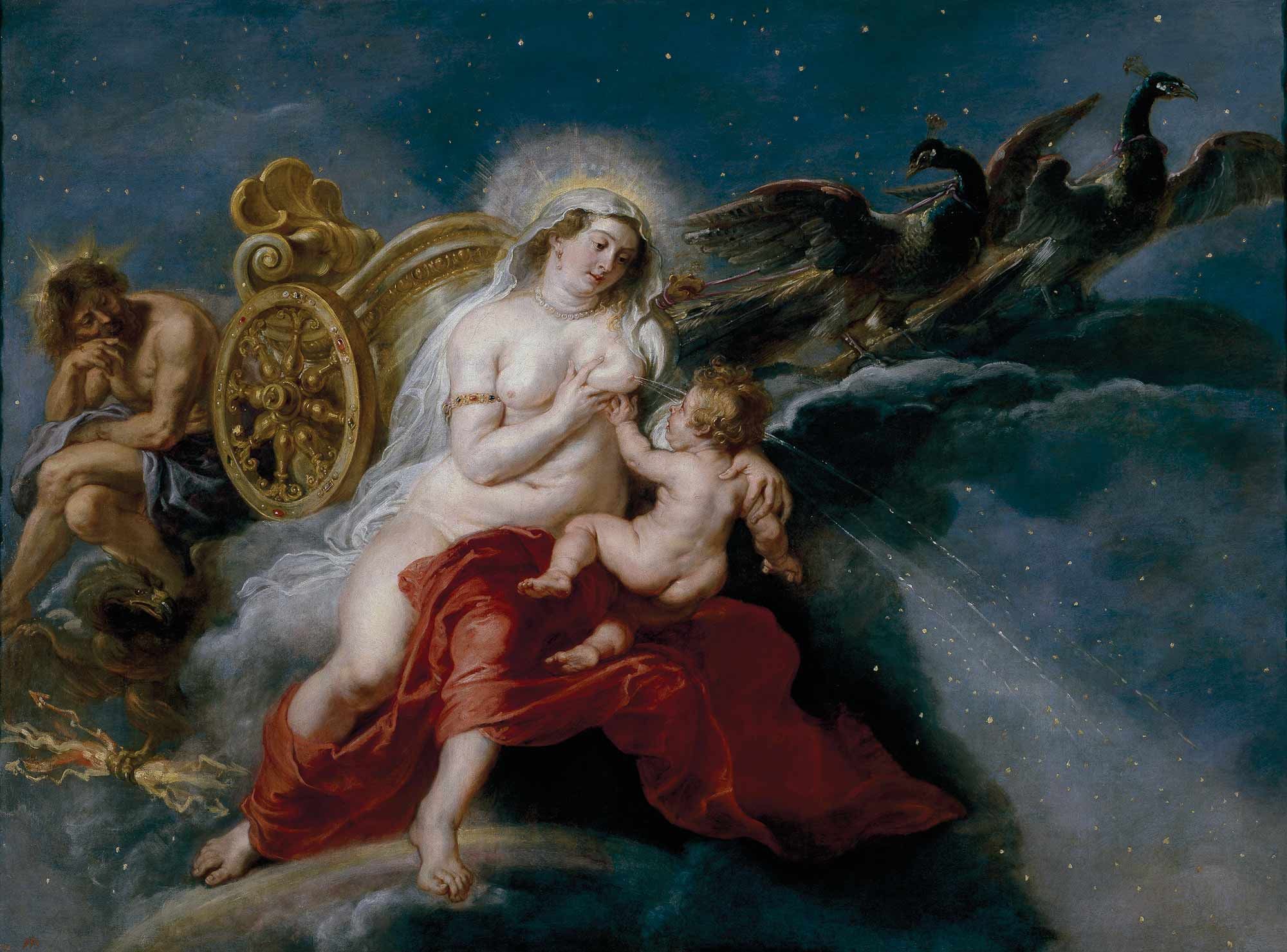 The Birth of the Milky Way
Pieter Paul Rubens 1636-1638 (Museo del Prado)