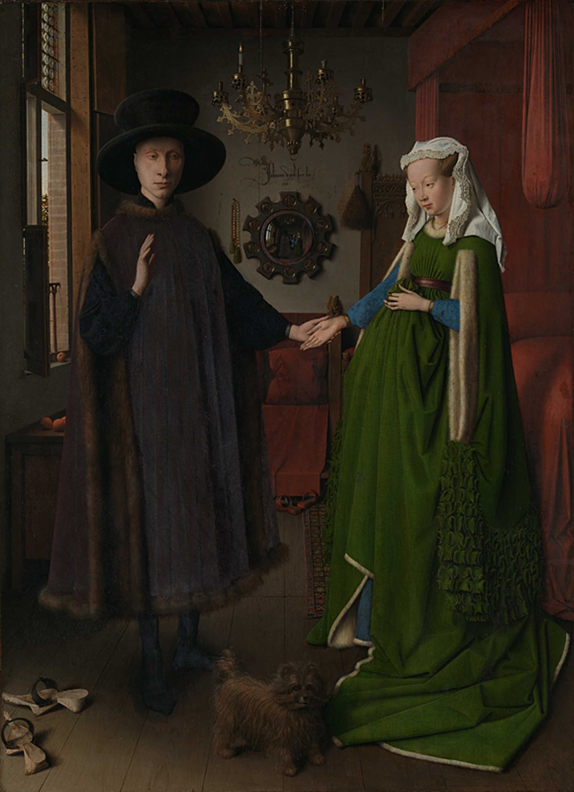 Fig. 9. Jan van Eyck, The Arnolfini Portrait (1434). Source: The National Gallery