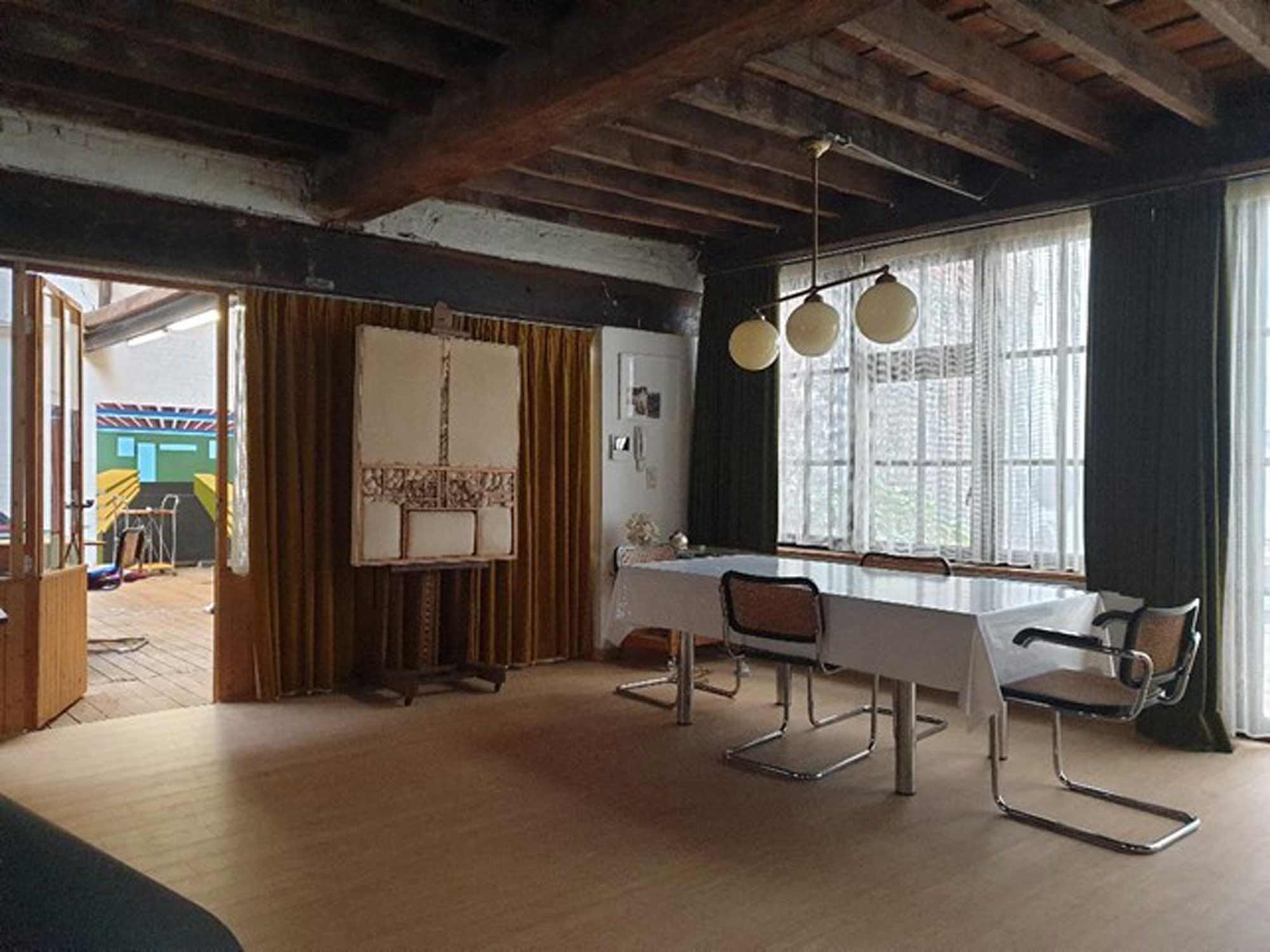 McKenzie studio Brussels, 2023. Photo: Lucy McKenzie.