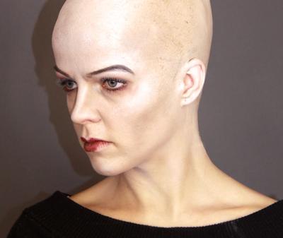 Glatze für Vampir Make-up | Foto: Michael Badent © Michael Badent