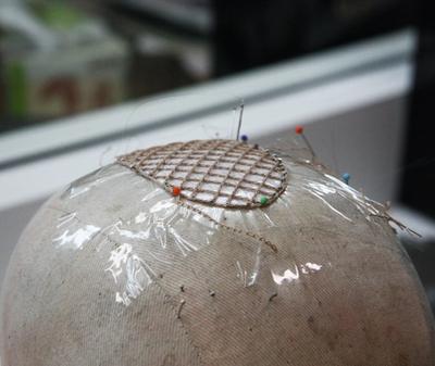 Untergrund für leichtes Haarteil | Foto: Michael Badent © Michael Badent