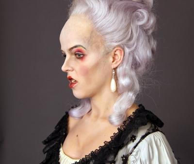 Vampir Make-up mit Glatze | Foto: Michael Badent © Michael Badent