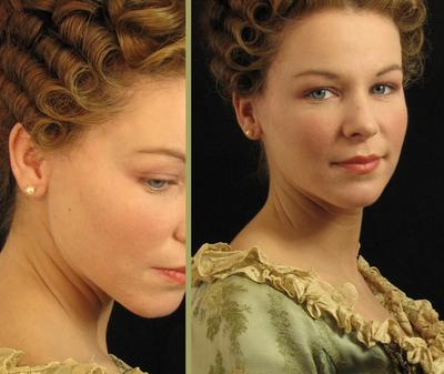 Echthaarperücke als historische Rokokofrisur | Foto: Michael Badent © Michael Badent