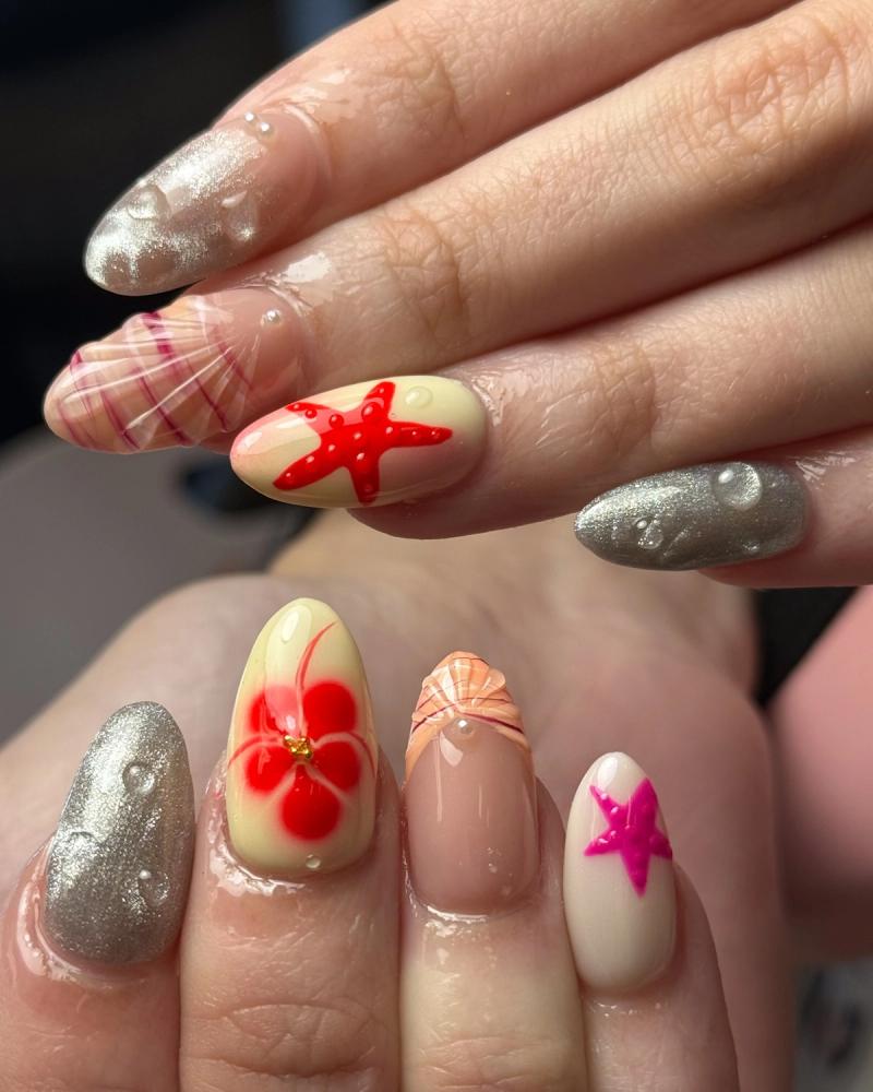 Custom nail design by Nail Pro in Silverdale