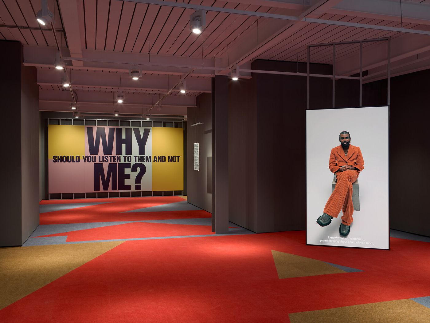 Ndayé Kouagou: A Message for Everybody, 22 Nov 2024 – 22 Feb 2025, Gathering, London, UK. Photo: Ollie Hammick Courtesy of Gathering