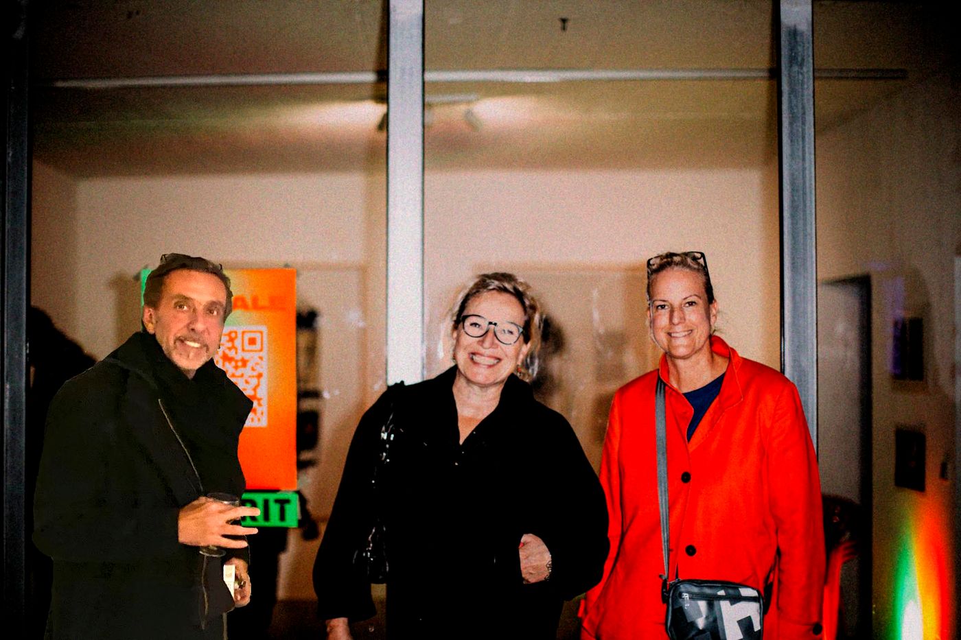 Courtesy the pool. Von links nach rechts: Michael Krey, Heinke Haberland und Gabi Luigs.
