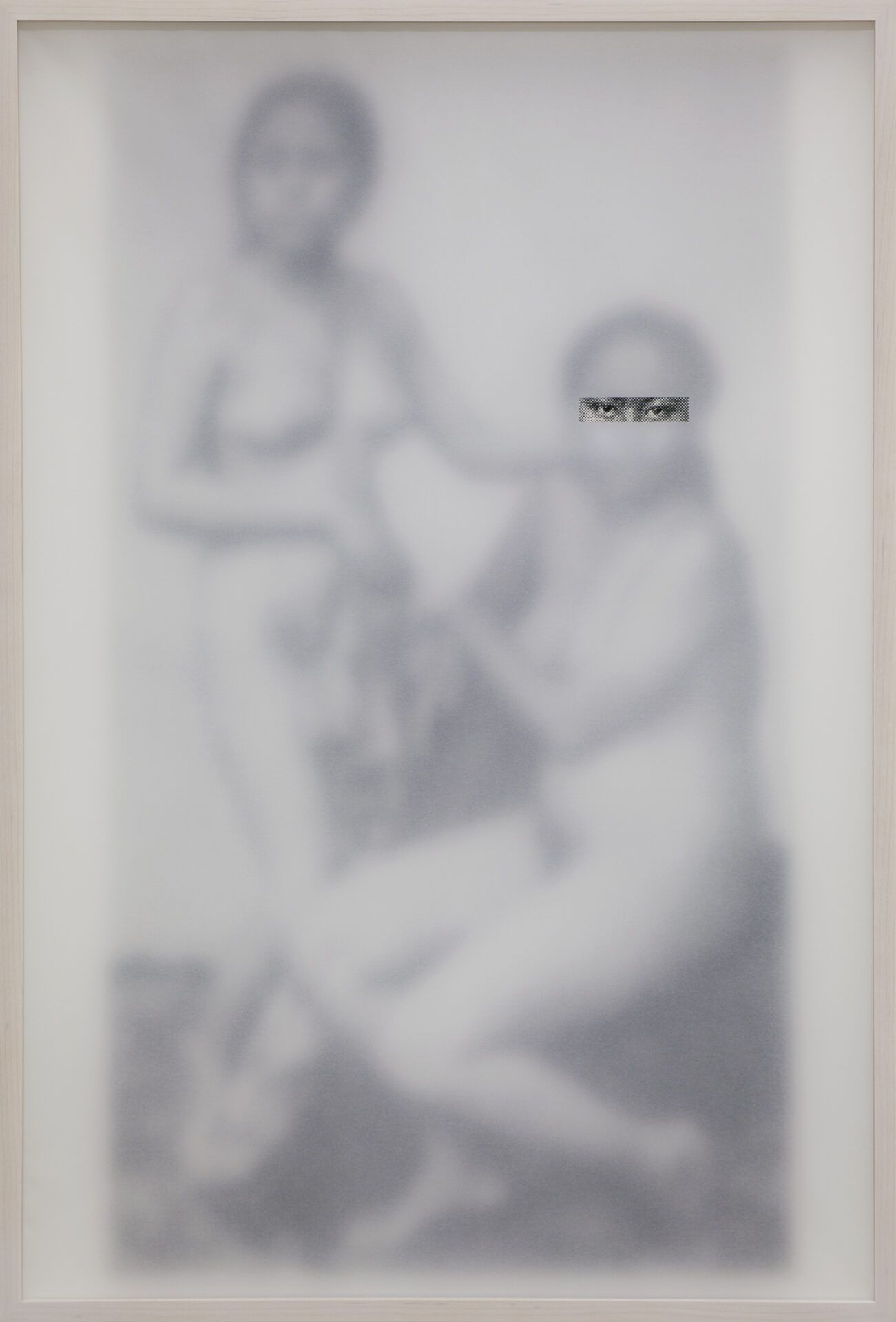 Milja Laurila. "Untitled Woman VII", 2022. From the series "Untitled Women". Archival pigment print mounted on aluminum, cut paper. 86 x 58,5 cm. © the artist. Courtesy: Persons Projects.