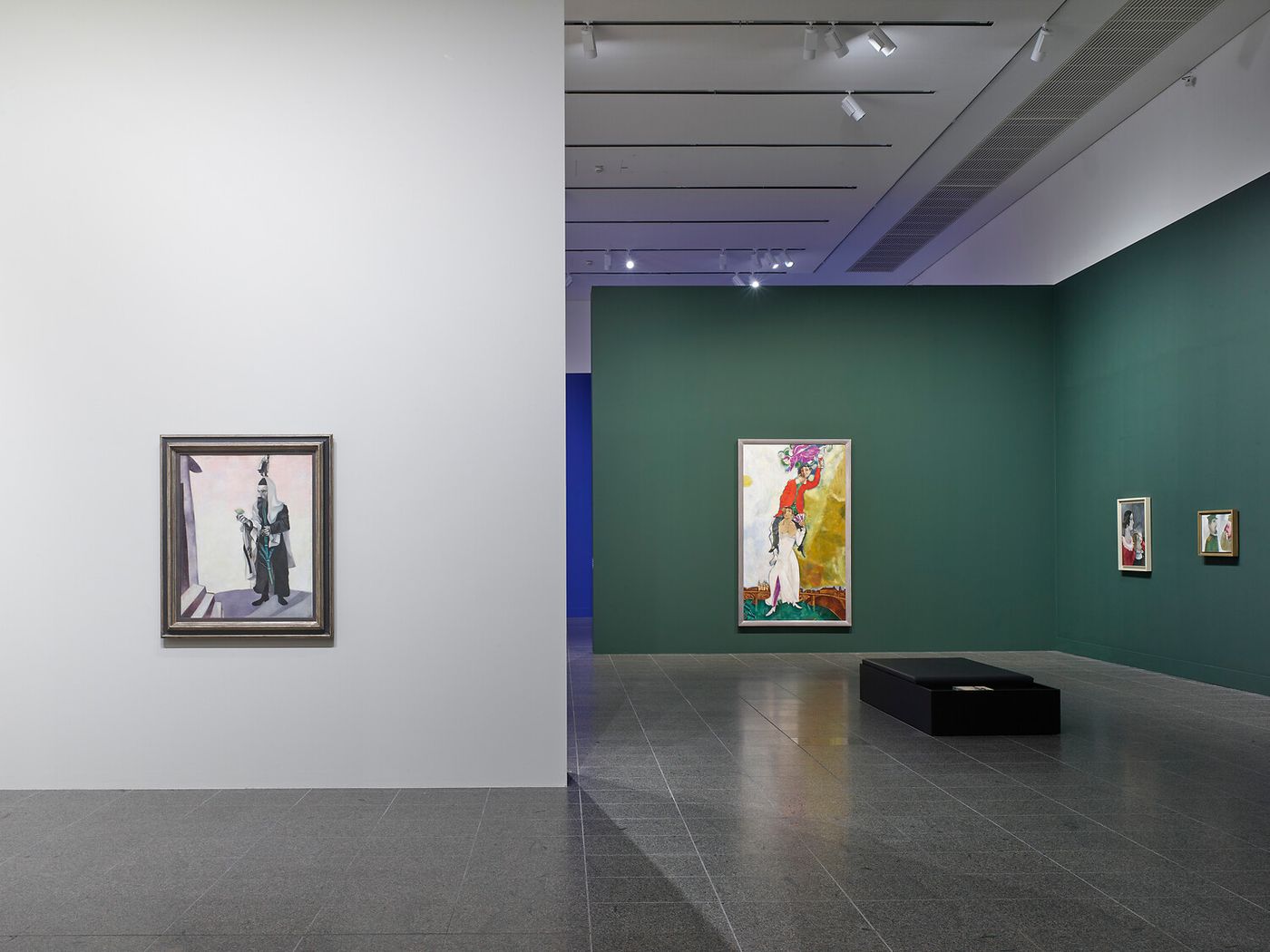 Chagall, Ausstellungsansicht, Kunstsammlung Nordrhein-Westfalen, 2025, Foto: Achim Kukulies