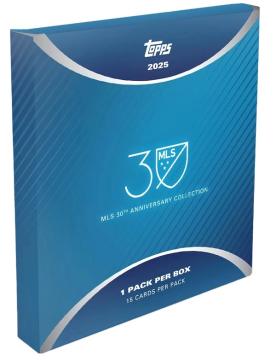 2025 Topps MLS 30th Anniversary Collection product box