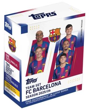2025-26 Topps FC Barcelona Team Set box