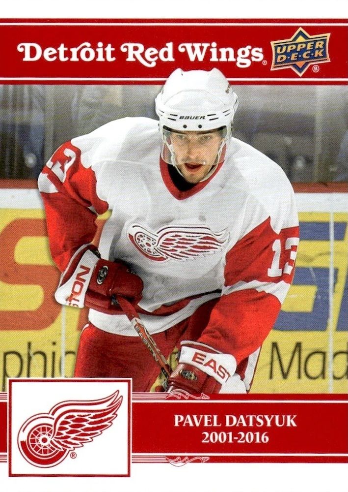 2025-26 Upper Deck Detroit Red Wings Centennial Hobby Hockey card preview 1
