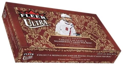 2025-26 Upper Deck Fleer Ultra Hockey product box