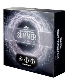 2023 Topps Summer Signings UEFA Club Competitions Soccer Cards Checklist box