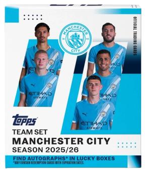 2025-26 Topps Manchester City Team Set box