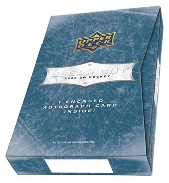 2025-26 Upper Deck Clear Cut Hockey product box