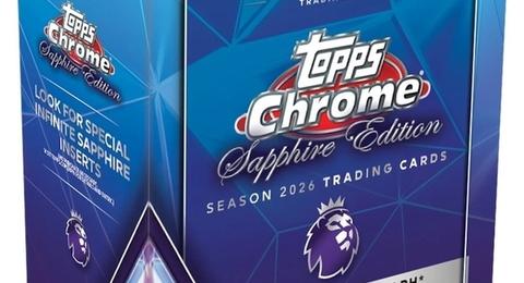 2025-26 Topps Chrome Sapphire Premier League box