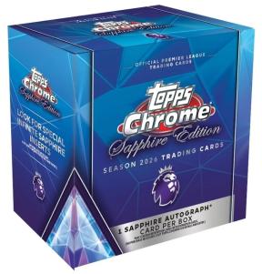 2025-26 Topps Chrome Sapphire Premier League box