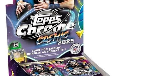 2025 Topps Cosmic Chrome Football box