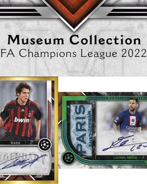 2023 Topps Museum Collection UEFA Champions League Soccer Cards Checklist box