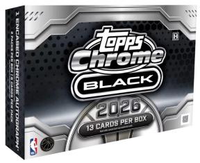 2025-26 Topps Chrome Black Basketball box
