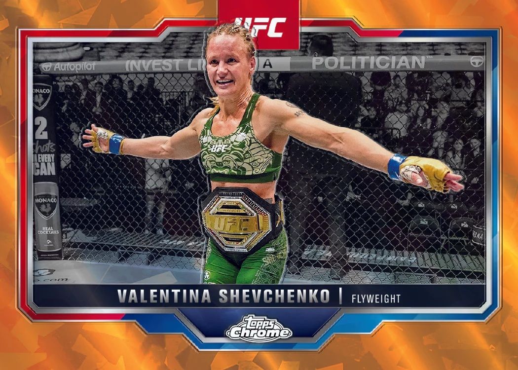 2025 Topps Chrome UFC Sapphire Edition card preview 1