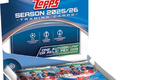 2025-26 Topps UEFA Club Competitions Soccer Cards Checklist box