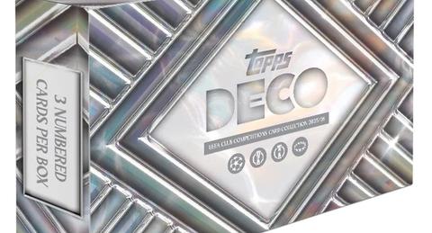 2025-26 Topps Deco UEFA Club Competitions Soccer Cards box